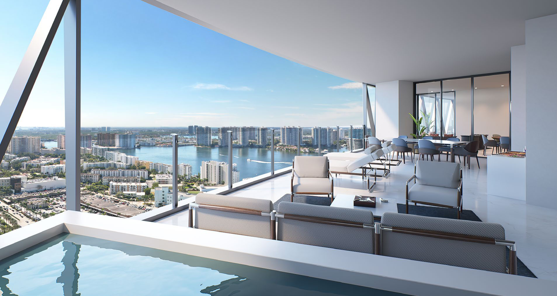 Residencia Bentayga — terraza Sunset — Bentley Residences
