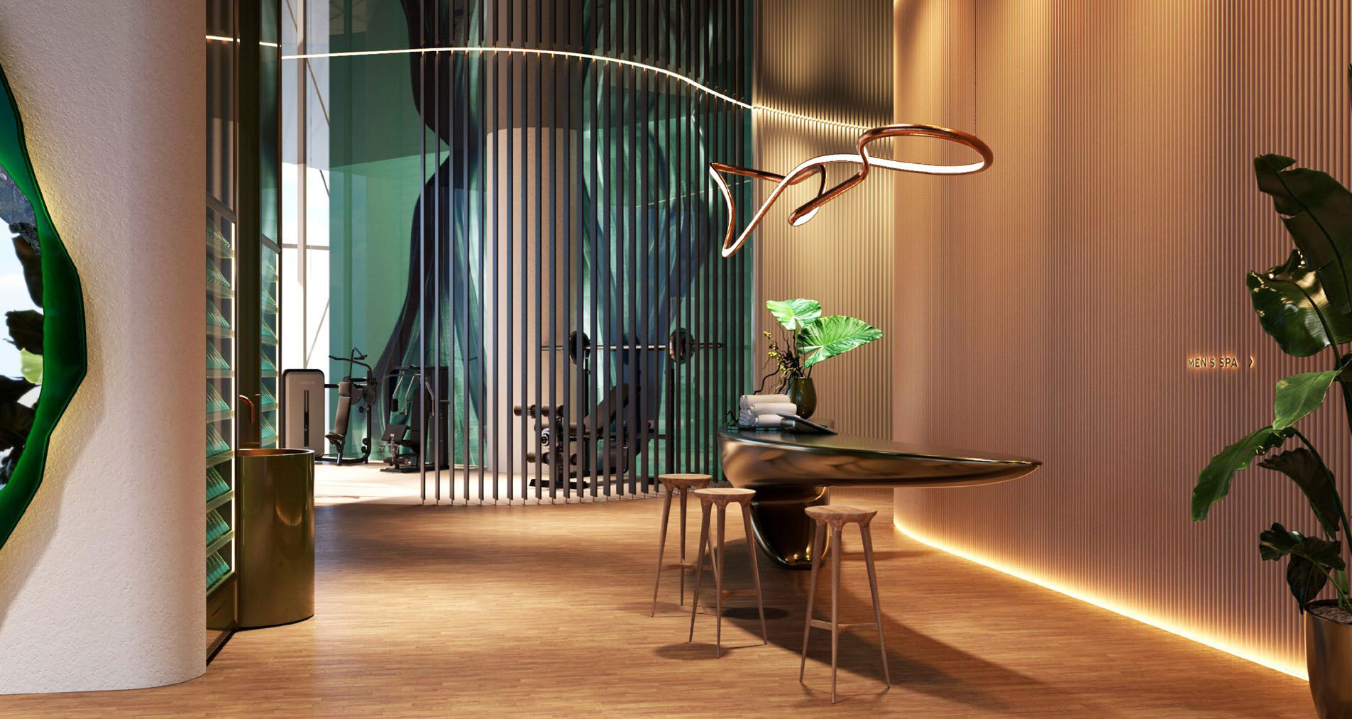 Recepción del Spa — Bentley Residences